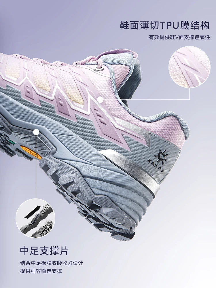 KAILAS 2026 New Expedition-5 FLT Women's waterproof hiking shoes lightweight breathable non-slip outdoor hiking shoes KS2612228