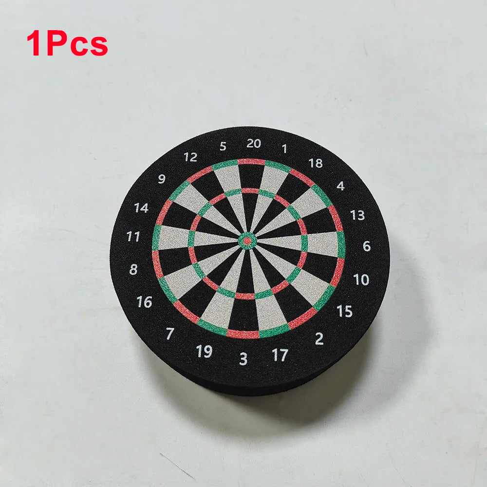10cm Mini Dart Dock - EVA Schaumstoff Dart Halter & Basisstation mit doppelseitigem Dartboard-Design, weicher Standfuß für Heim- & Partyspiele