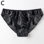 Damen 100% Maulbeerseide seidiger Slip Mode Spitze Brief Große Größe Bequeme Atmungsaktive Einfarbige Dessous Nahtlose Unterwäsche
