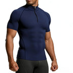 Kompressions-T-Shirt Herren Sommer Sportbekleidung Homme Tops T-Shirt Training Sportkleidung Gym Fitness Trikot Tights Running T-Shirt Herren