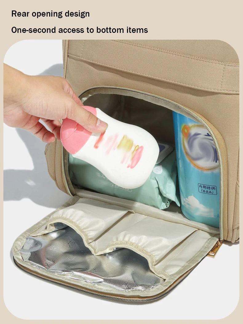 Mode Mama Rucksack Große Kapazität Wickeltasche Multifunktionale Reise Baby Tasche Mutterschaft Rucksack für Frauen Wasserdicht