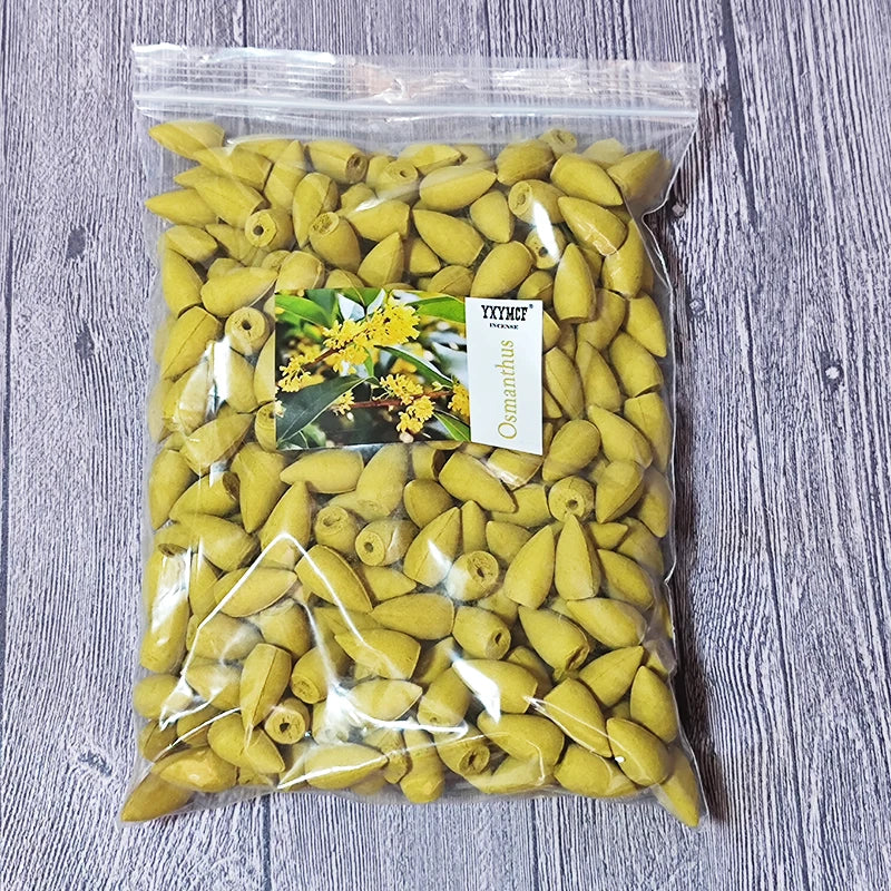 YXYMCF Natürlicher Reflux Turm Räucherstäbchen Sandelholz Lavendel Rauch Rückfluss Räucherkegel für Brenner Zuhause Duftender Rückfluss Aromatherapie
