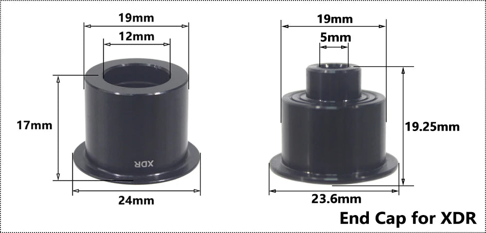 Fahrrad Micro Spline Freilauf MTB Rennrad Naben Konverter Endkappe Adapter 11/12 Fach MS HG DT Nabenkörper Treiber für XD DT240/350