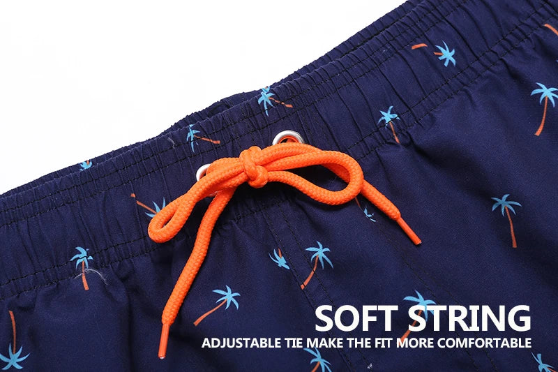 Escatch Brand Sommer Herren Shorts Mode Polyester schnelltrocknende Boardshorts Männer Sport Gym Badehose Surf Badeshorts für Herren