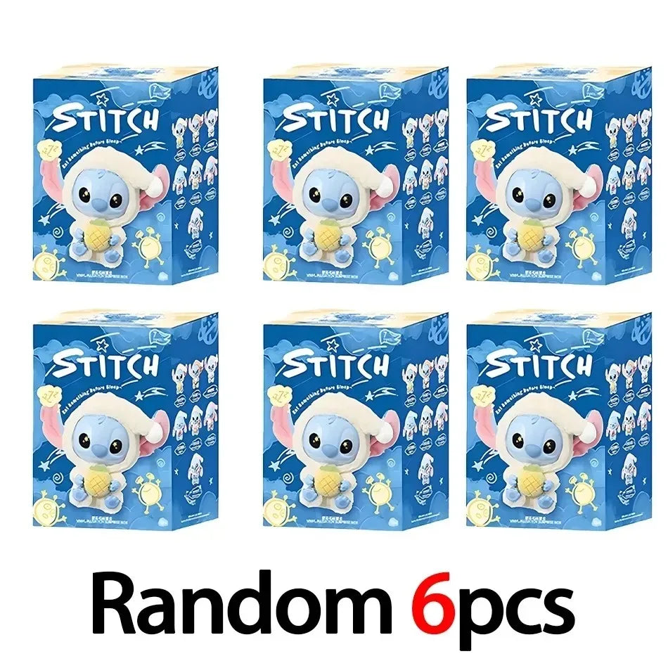 2025 Sales Stitch Blind Box Tasche Iss etwas vor dem Schlafengehen Serie Vinyl Anhänger Niedliche Puppe MysteryBox Flauschige Puppe Überraschungsgeschenk