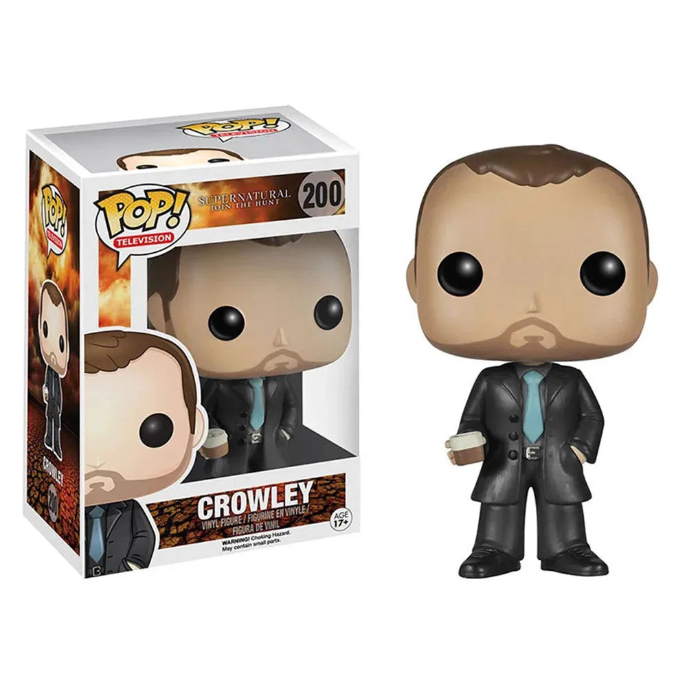 Funko Pop Supernatural Sam #93 Dean #94 Castiel #95 Charlie Crowley Bobby Singer Actionfigur Spielzeug POP-SPN Vinyl-Puppe Kindergeschenk