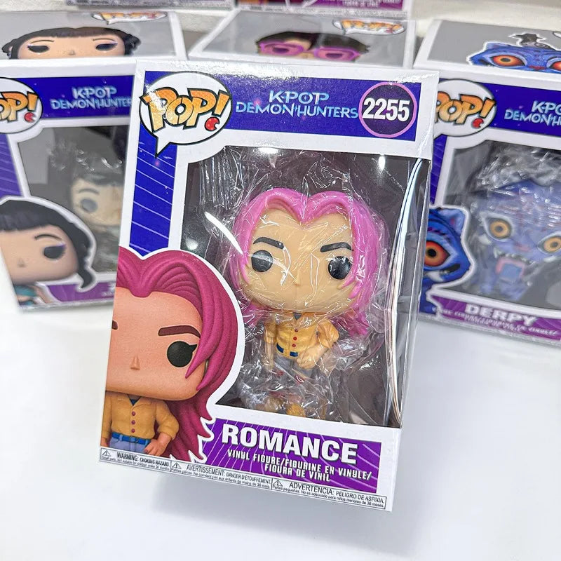 Funko POP KPOP Hexenjäger-Gruppe Trendiges Handheld-Büroperipherie-Spielzeug-Cartoon-Modell-Ornamente Jungen-Geburtstagsgeschenk