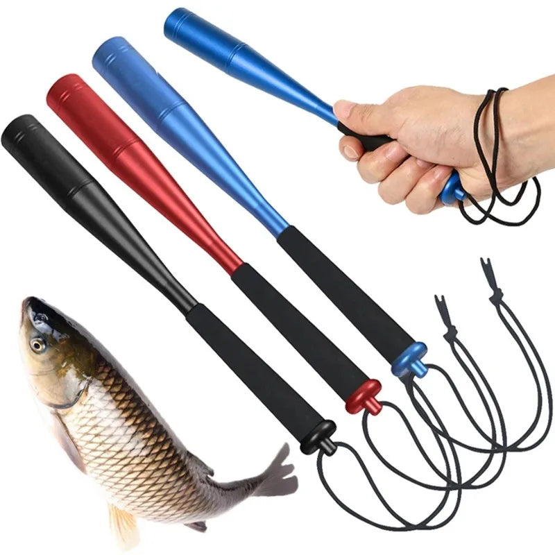 1/2/3 Stück Fischhammer Schlag 104g Aluminiumlegierung Fischklopfer EVA-Griff Angelschläger Angelpriester Gerät Angelzubehör