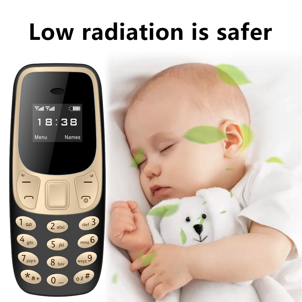 SERVO BM10 Mini-Handy 2 SIM-Karten Bluetooth-Kopfhörer Stimmwandler Dialer Geringe Strahlung Tonaufnahme Kleines Mobiltelefon