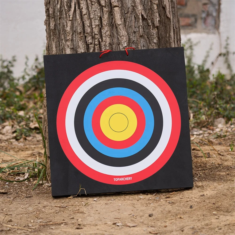 Toparchery 50x50x5cm EVA-Bogenschießscheibe – hochdichte, langlebige Schaumstoff-Schießscheibe für professionelles Jagdtrainingszubehör