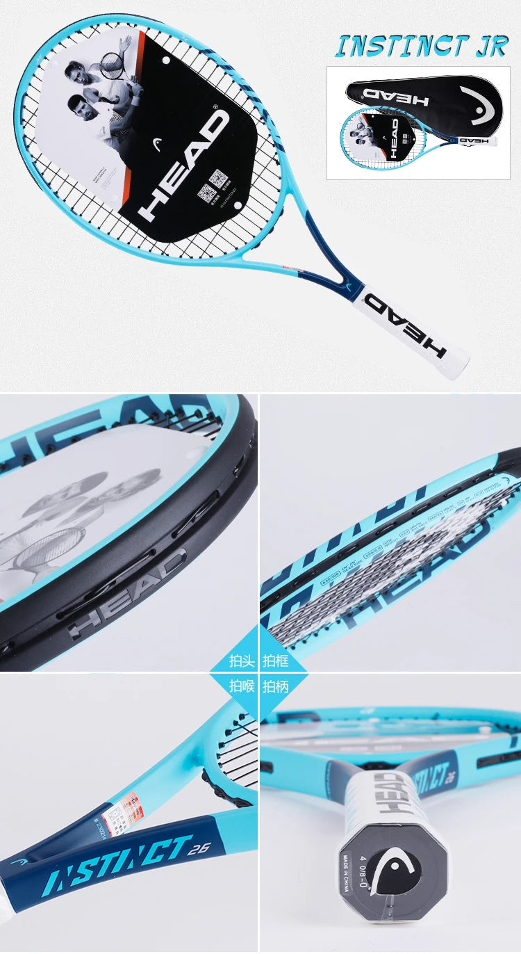HEAD 2026 Neuer Carbon Tennisschläger für Herren Damen Tenis Raquete Blau