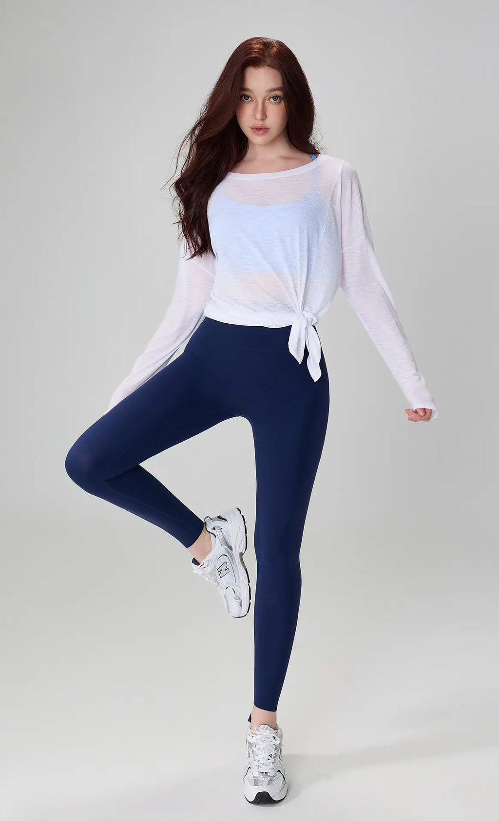 Atmungsaktives langärmliges Yoga-Cover-up, leichtes, schnell trocknendes Lauftop für Damen, lockere Passform, schlicht, Sport, Fitness, Outdoor, Freizeit
