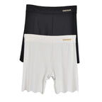 2er-Pack Nahtlose Sicherheits-Shorts Damen Eisseide Sommer Anti-Scheuer Unterwäsche Boxershorts Unterrock-Slip Übergröße Kurze Leggings 40-100kg