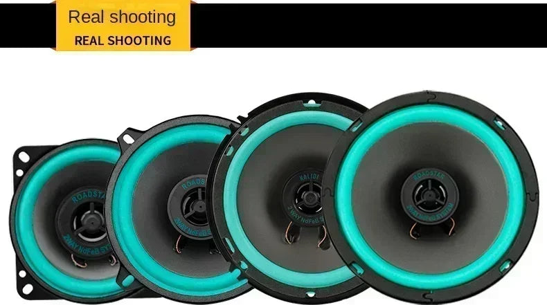 4/5/6,5 Zoll Universal Auto Koaxiallautsprecher HiFi Automotive Audio Full Range Frequenz Subwoofer Verbesserter Auto Stereo Sound