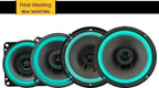 4/5/6,5 Zoll Universal Auto Koaxiallautsprecher HiFi Automotive Audio Full Range Frequenz Subwoofer Verbesserter Auto Stereo Sound