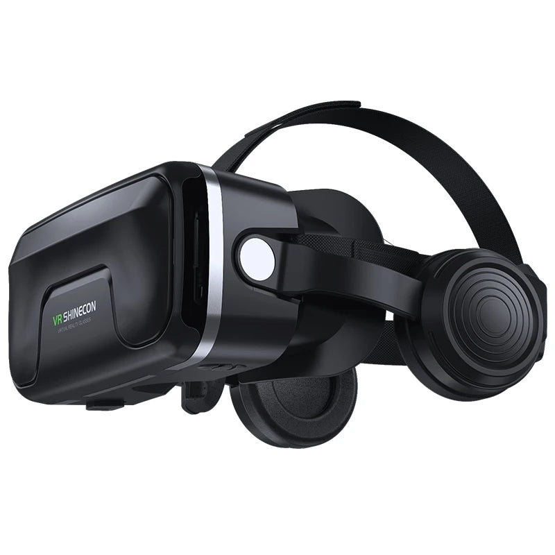 VR Shinecon 10.0 Helm 3D-Brille Virtual Reality Headset für Smartphones VR-Brille Videospiel Fernglas