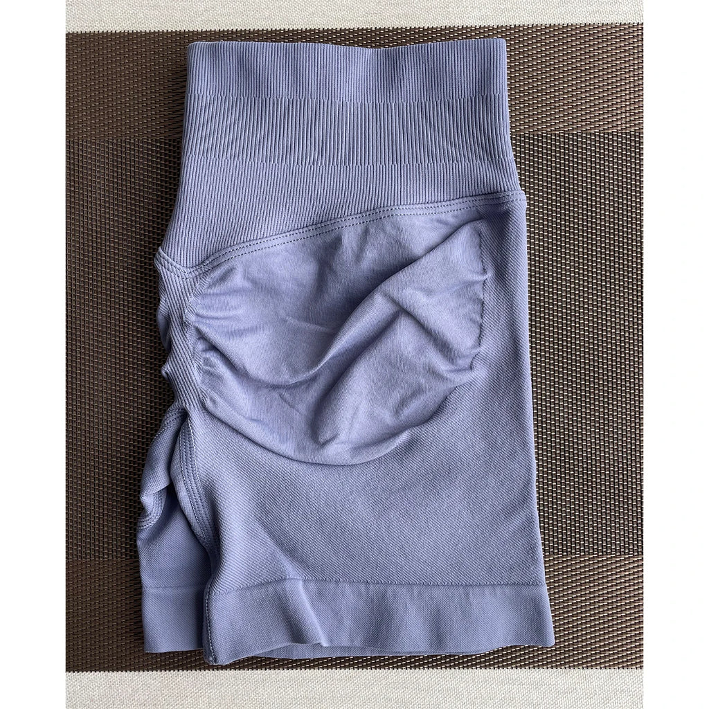 TKITK Shorts Nahtlose Yogahosen Damen Fitness Outfits Shark Bite Shorts für Fitnessstudio Laufen Radfahren Leggings