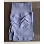 TKITK Shorts Nahtlose Yogahosen Damen Fitness Outfits Shark Bite Shorts für Fitnessstudio Laufen Radfahren Leggings