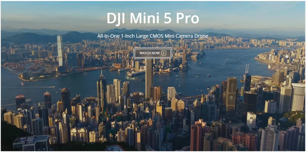 DJI Mini 5 Pro Ultraleichte & Faltbare Drohne 4K/60fps HDR-Videokamera-Drohne Unter 250g Erweiterte Akkulaufzeit