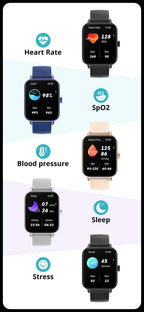 COLMI P81 Smartwatch mit Anruffunktion, Ultra 1,9 Zoll Bildschirm, 24 Std. Gesundheitsüberwachung, über 100 Sportmodi, Bluetooth Smartwatch für Herren und Damen