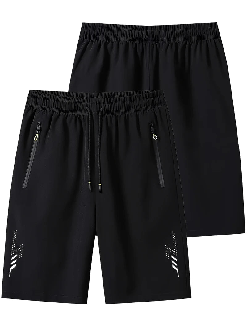 Gym Shorts Herren Sommer Quick Dry Trainingsshorts Fitness Kordelzug Leichte Athletische Jogginghose Workout Unterteile Laufsportbekleidung