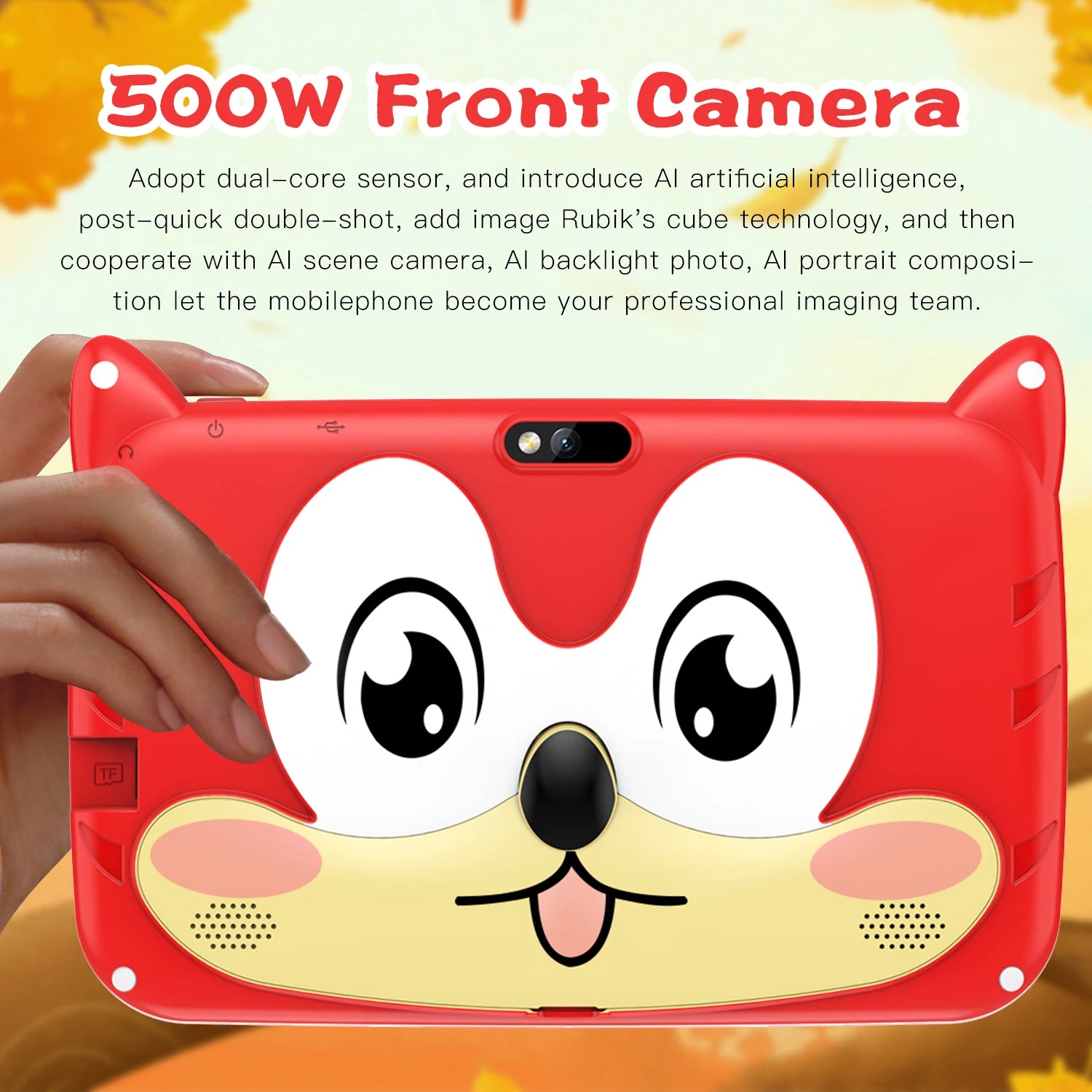 Neue 7 Zoll 5G WiFi Kinder-Tablets Quad Core 4GB RAM 64GB ROM Dual Kameras Android 13.0 Lern-Tablet PC 4000mAh