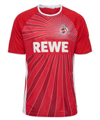 FC Köln Sonderedition Schwarzes Fußballtrikot, Sponsor, aufwendig gemustertes, atmungsaktives Fußballshirt für Fans & Spiel