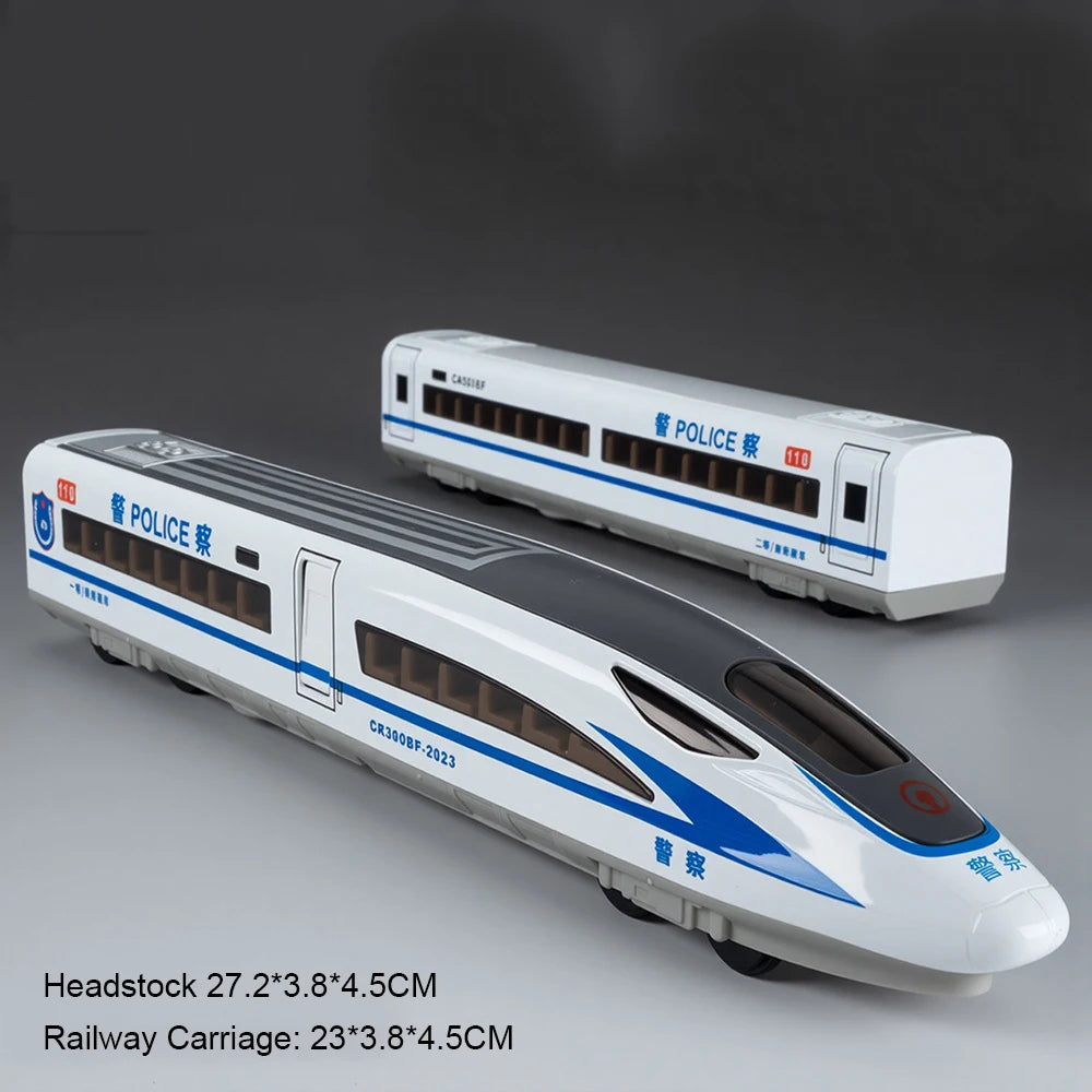 1:60 Maßstab FuXing Hochgeschwindigkeitszug Spielzeugauto Modell Sound Licht Fernbedienung Elektrische Simulation Zugmodelle Ornamente Geschenke
