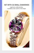 POEDAGAR Luxusuhr für Damen, wasserdicht, lässige Quarzuhr für Damen, hochwertige elegante Damenuhren, Damenuhr Reloj+Box