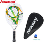 Kawasaki Beach-Tennisschläger aus Carbonfaser mit weicher Schlagfläche und schützender Schlägerhülle