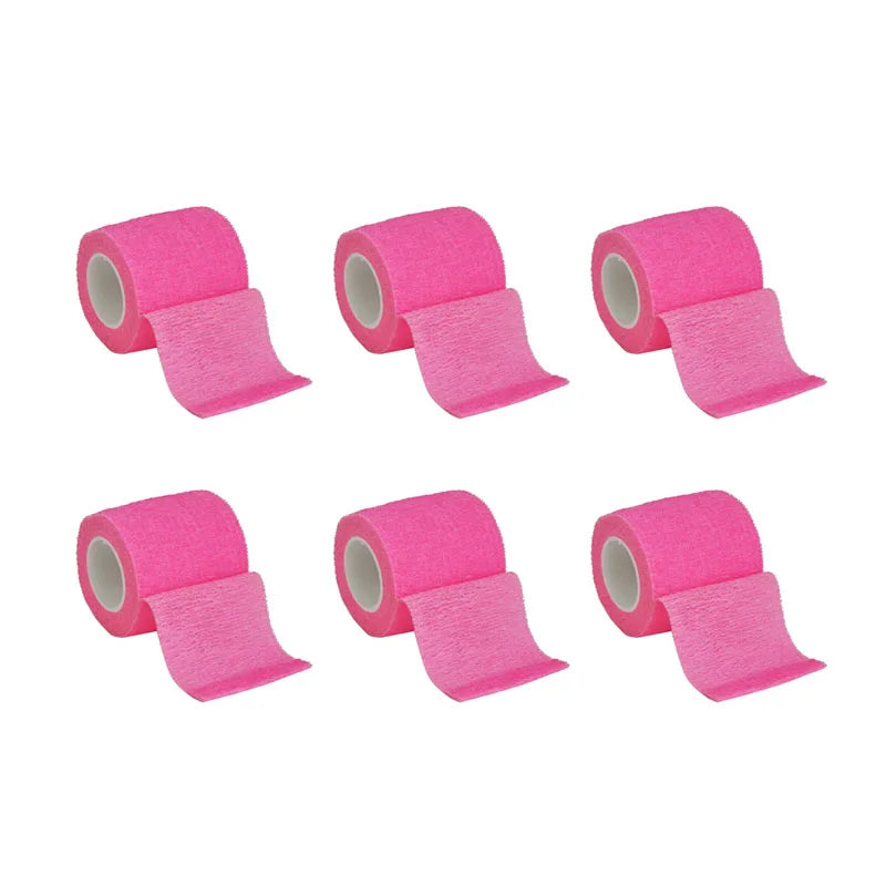 1/6 Stücke Buntes Sport-Tape Selbstklebende Elastische Bandage Elastoplast Sportschutz Knie Finger Knöchel Handfläche Schulter