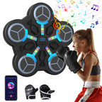 Verbesserter Smart Bluetooth Box-Trainer für Kinder mit 5-Ziel-Punktsystem, integriertem Akku und Musik für Heimfitness