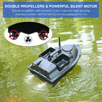 Modernes GPS-Futterboot mit 3 Köderbehältern, 12000mAh kabelloses Futterboot mit automatischer Rückkehrfunktion, verschiedene Stile