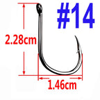 100/50/25 Stück Iseama Karpfenangelhaken, Offset Circle Hook, Einzel-Fliegenangelhaken, Widerhaken, Meeresangelhaken, Zubehör