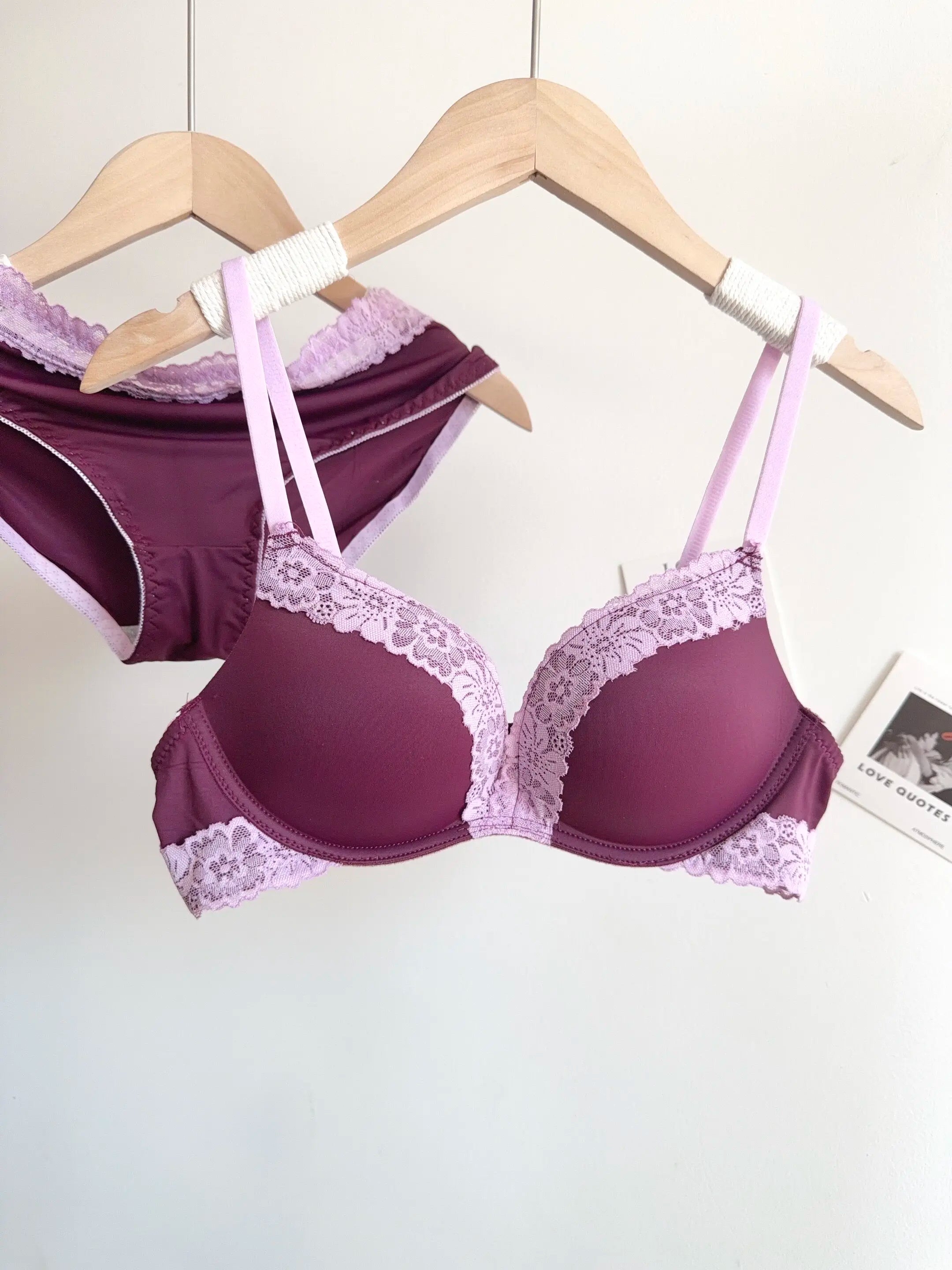 Sexy Leopard-Print-Dessous-Set für Damen, kabellos, unsichtbarer Push-Up für kleine Brüste, verstellbares A-bis-C-Körbchen, transparenter, reiner Spitzen-Look, S-XL