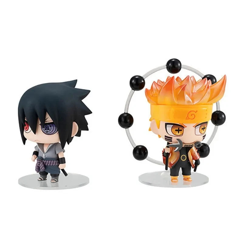 Anime Naruto Actionfigur Naruto Sasuke Kakashi Itachi Modell Spielzeug Desktop Ornament Dekoration Geschenk Junge Mädchen
