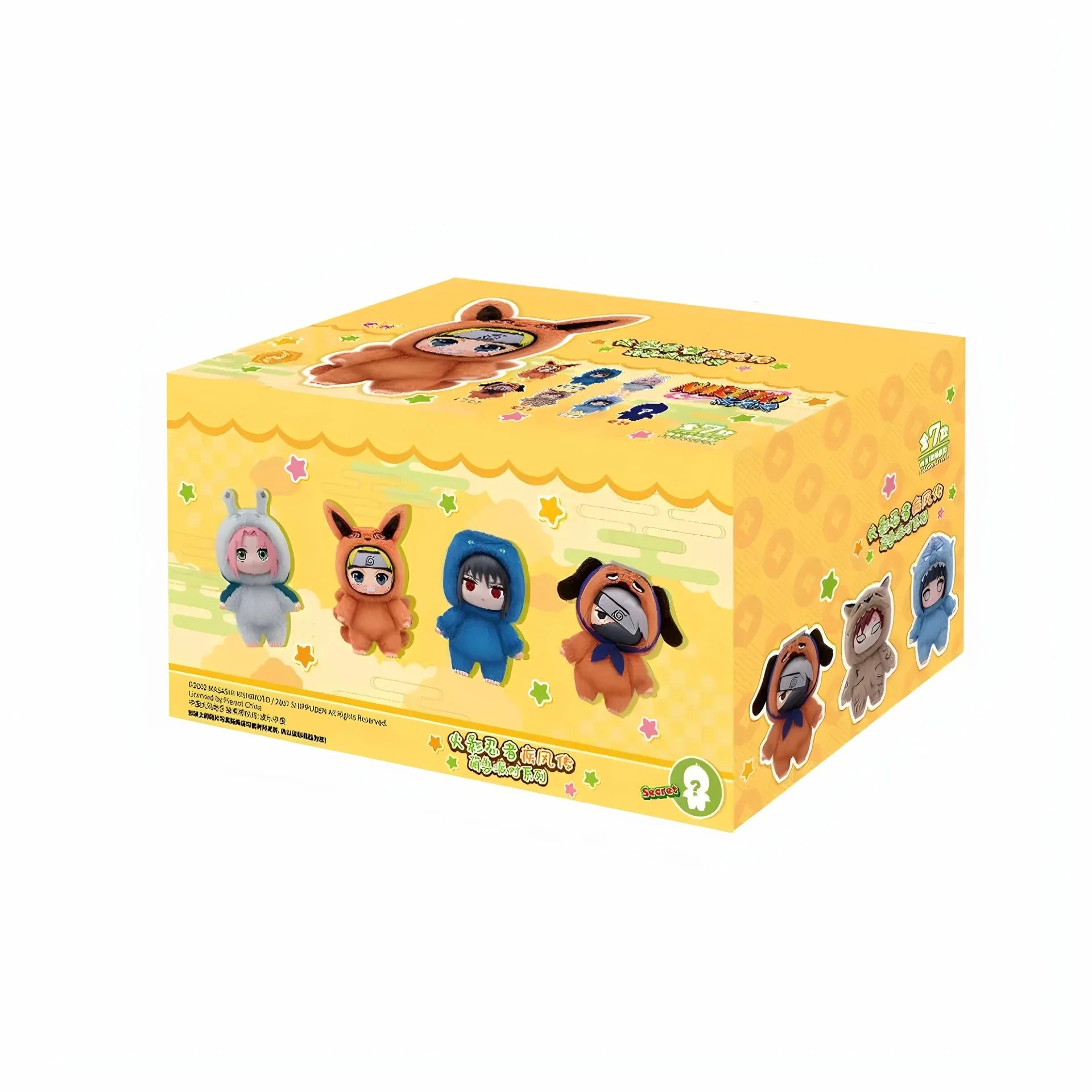 EAKI Naruto Blind Box Shippuden Naruto Uzumaki Sasuke Kakashi Party Serie Plüschpuppe Handgemachtes Ornament Spielzeugsammlung Geschenk