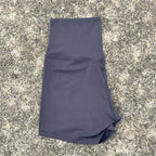 Sexy einfarbige Damen-Fitness-Sportshorts, hohe Taille, athletische Yoga-Shorts, Bein-Radfahren, umfassendes Training, Jogging, Squat-Proof