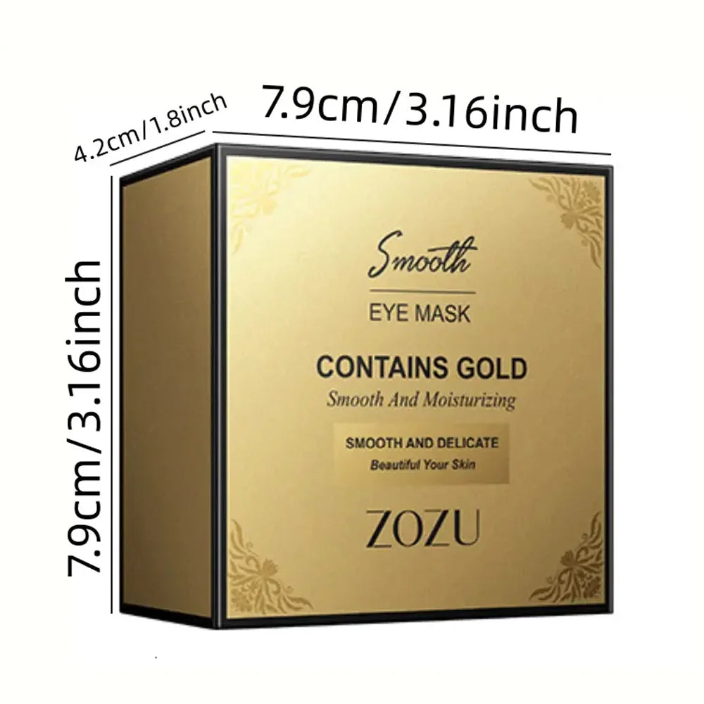 "30 Stk. 24K Gold Augenmasken-Pads – Anti-Aging & Behandlung dunkler Augenringe, feuchtigkeitsspendender Kollagen-Boost für geschwollene Augen"