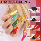 Nagelgellack-Kit mit LED-Nagellampe Semi-Permanent 27 Farben Soak Off Base & Top Coat Nagellack Maniküre-Set für Nagelstudio-Kit