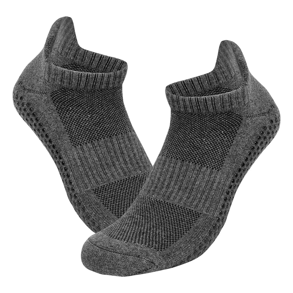 1 PAAR Solide Baumwolle Verdickter Frotteeboden Damen Sport Rutschfeste Yoga Socken Hohe Qualität Atmungsaktive Herren Anti-Rutsch Bodensocken