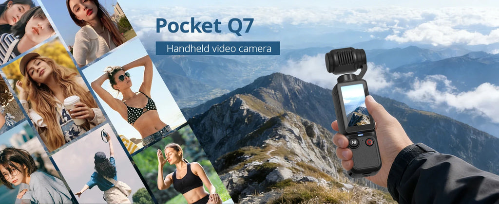 4K HD-Videokamera mit 1,9" CMOS, wiederaufladbar über USB, 180° drehbarer Action-Camcorder für Vlogging, Live-Streaming