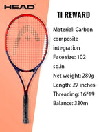 HEAD Carbon Composite Integration Tennisschläger für Anfänger Damen Herren Studenten Einzel-Trainingsschläger
