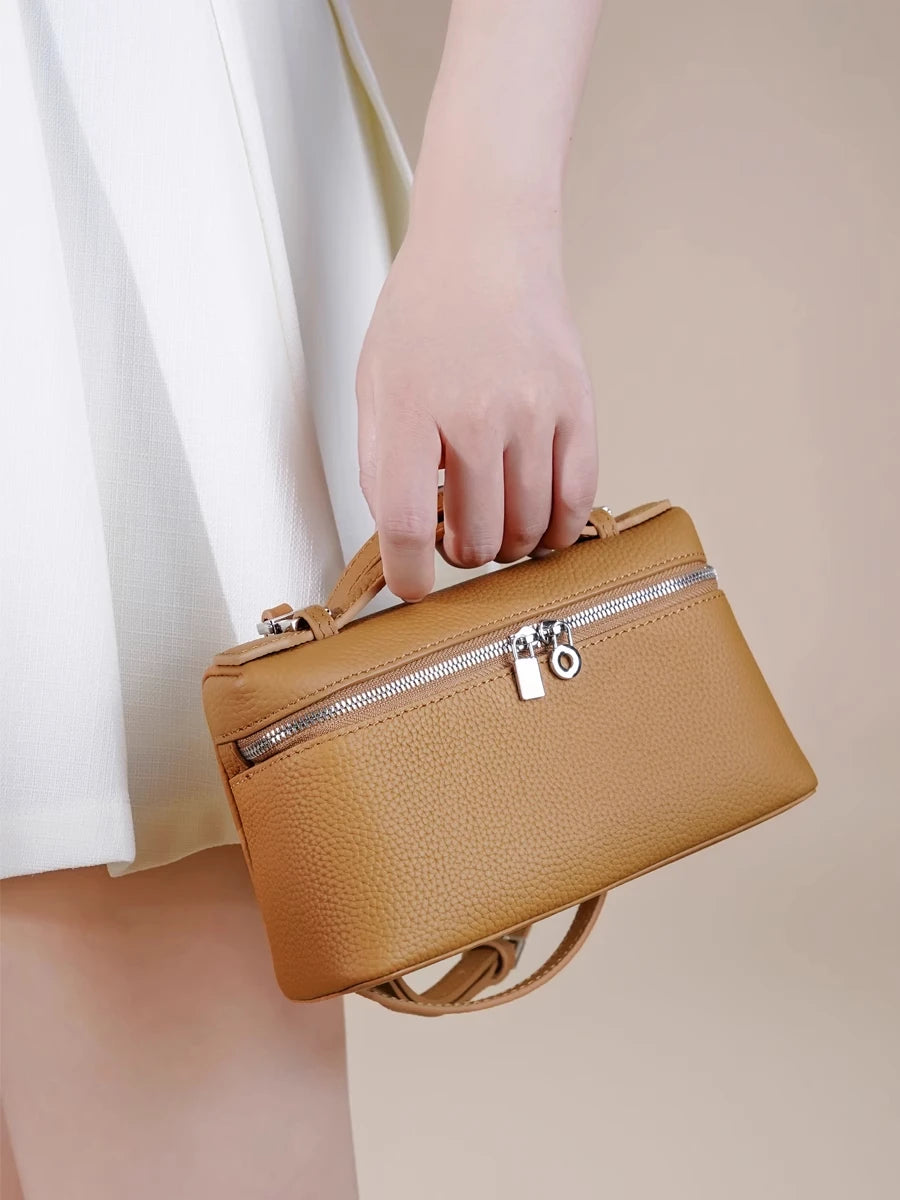 Neue Handtasche aus echtem Leder LP19 für Mobiltelefone für Damen. Exklusiv für Damen, mit luxuriösem Design und kompakter und exquisiter Optik.