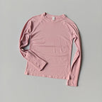 Damen Outdoor Sportshirt Yoga Wear Fitness T-Shirt Laufshirt Workout Top Damen Langarm Sportbekleidung Trainingskleidung Fitnessstudio