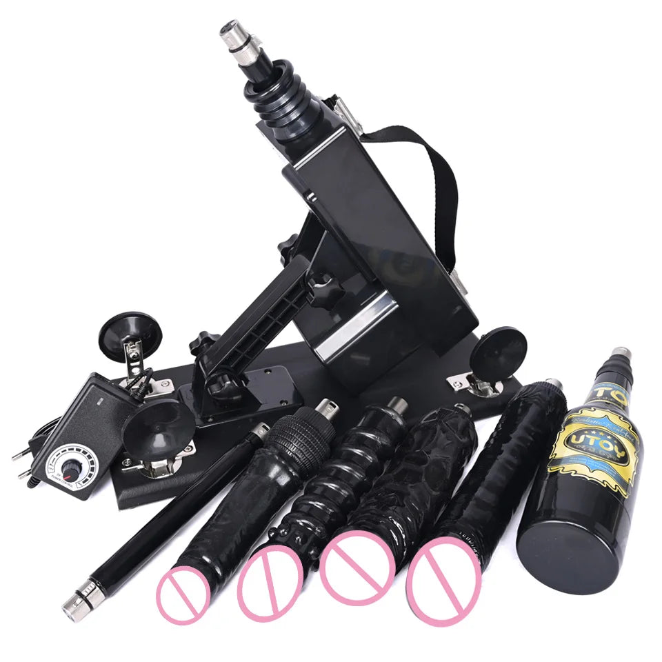 ROUGH BEAST Sexmaschine für Frauen und Männer mit Dildoaufsatz, automatische Masturbationsmaschine, 3XLR-Anschluss, Sexspielzeugprodukte