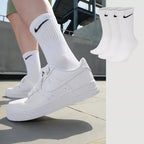 Nike Logo Athletic Hohe Socken Training Wadenhohe Socken Unisex Style Kombipack Weiß SX7676-100