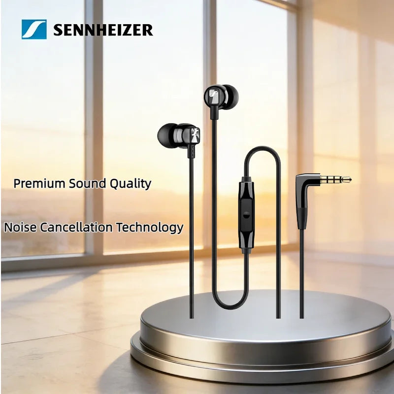 Sennheiser CX300S kabelgebundene In-Ear-Kopfhörer Reiner Bass Stereo Sound Geräuschisolierendes Original-Headset für Smartphone Samsung Xiaomi