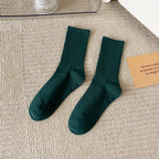 33 Farben Sommer Baumwolle Weiche Socken Fröhlich Bunte Damen Mid-Tube Strümpfe Modetrend Rot Grün Knöchelsocken Herbst Strumpfwaren