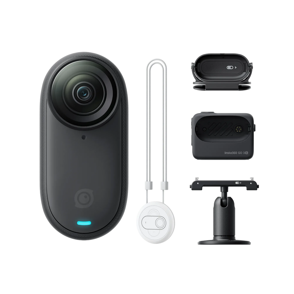 Insta360 Neue GO 3S - 4K Winzige Kamera, Tragbar und Vielseitig, Freihändig, POV, Überall Montierbar, Stabilisierung